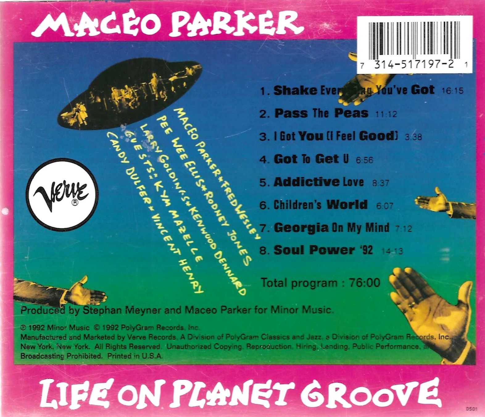 CDs: Maceo Parker - Live On Planet Groove – Gebraucht aus Savagnier von Ne2065 1