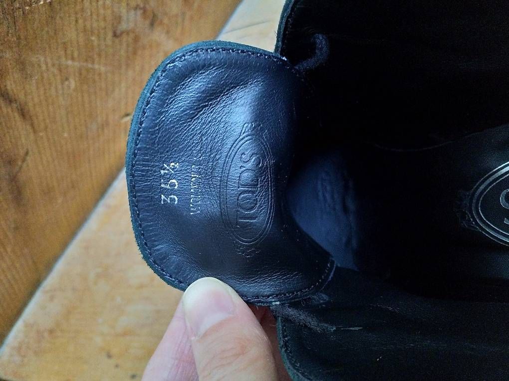 Tod'S Scarpe da donna: Dunkelgrüne Wildleder-Boots Tod'ss – Usato da Zürich venduto da ninni_me 2