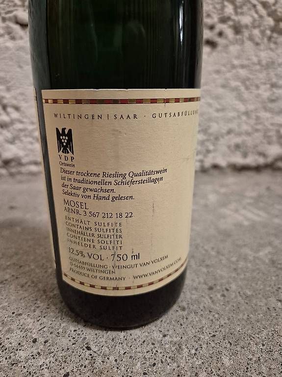 Vino: Van Volxem Saarburger Riesling 2021 – Nuovo (secondo la descrizione) da Zürich venduto da kamillo3000 3