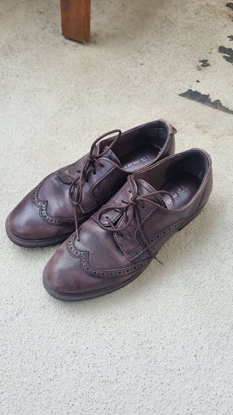 Tamaris Scarpe da donna: Schnürschuhe, Leder, braun, Grösse 38 – Usato da Olten venduto da User.xyz