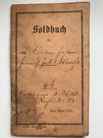 Altes Soldbuch Infanterie Westfalen 1882