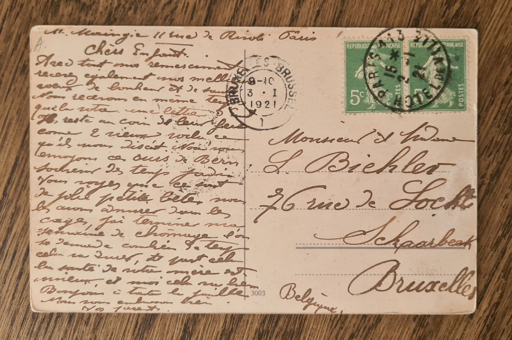 Cartoline postali: Bärengraben Bern 1921 – Usato da Ebikon venduto da Donar50 1