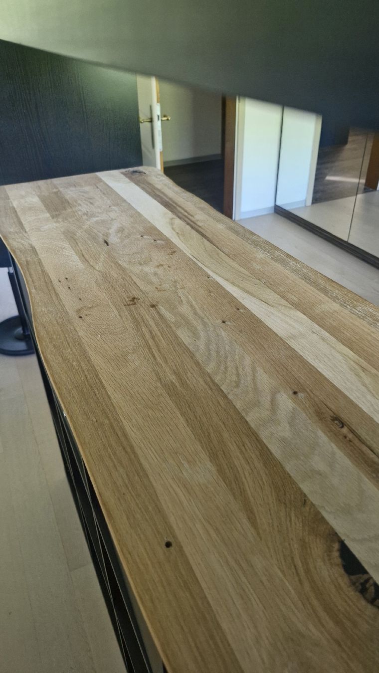 Ikea Scaffali: Ikea Kallax/Expedit mit Echtholzplatte – Usato da Lyss venduto da LilaKoeRnchen 2