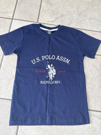NEUE Blaue POLO T-Shirt Gr.140, Brief 3.00Fr.