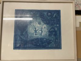 Neuer Preis!! Strupler, 2 Lithos gerahmt