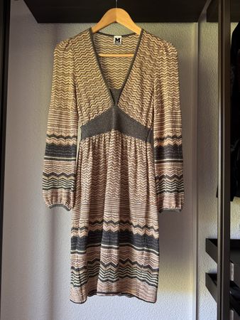 Missoni Kleid Zigzag Strick Grösse S