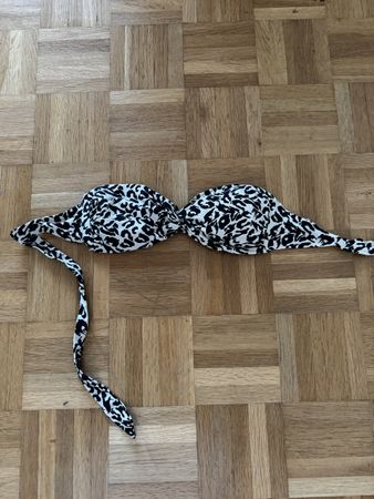 Leopard Bikini Top, Bandeau