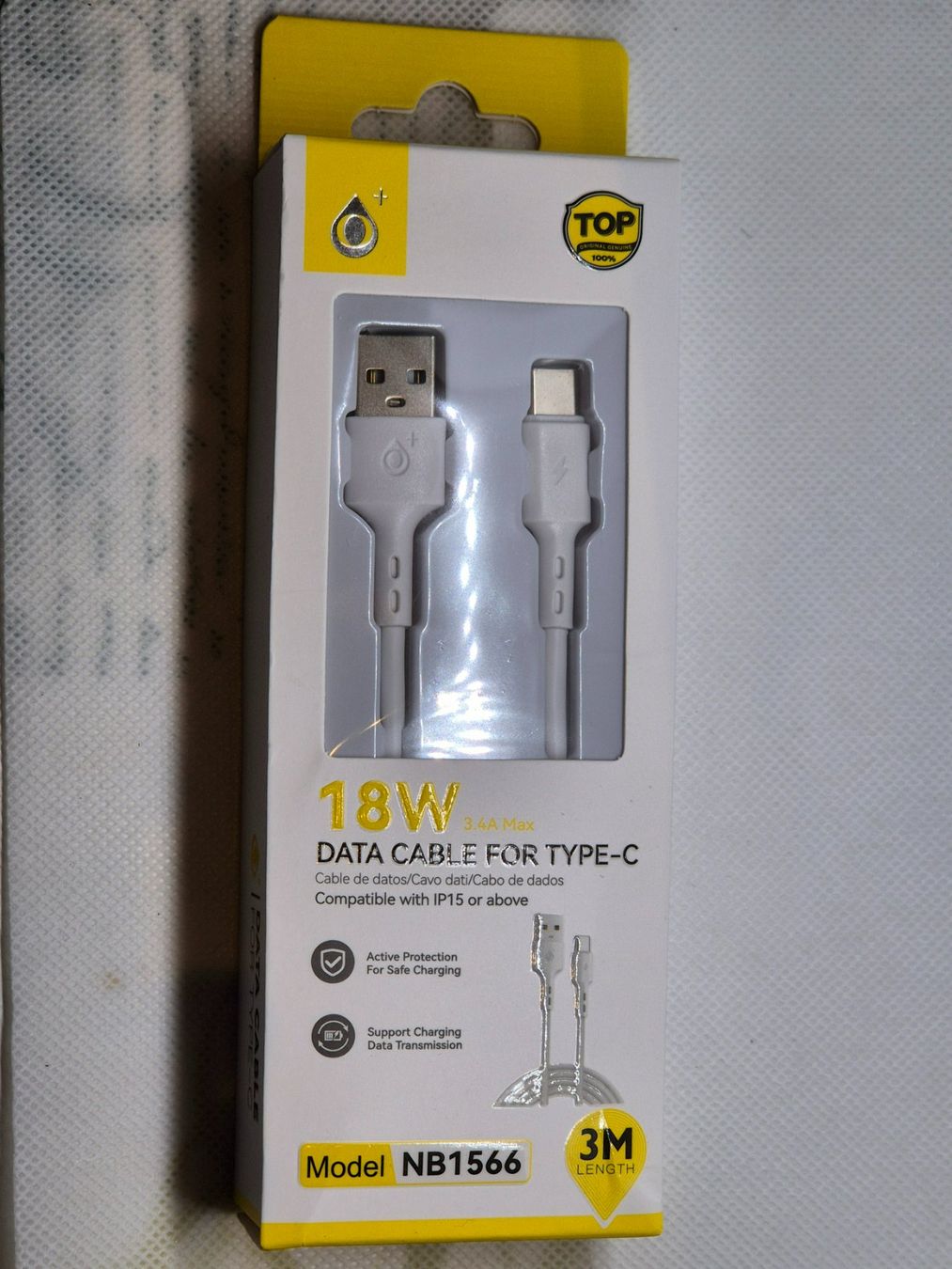 Cavi: 3M NB1566 18W 3,6A Max USB-C Datenkabel Neu – Nuovo e nell'imballaggio originale da Losone venduto da bal_gfp6 1
