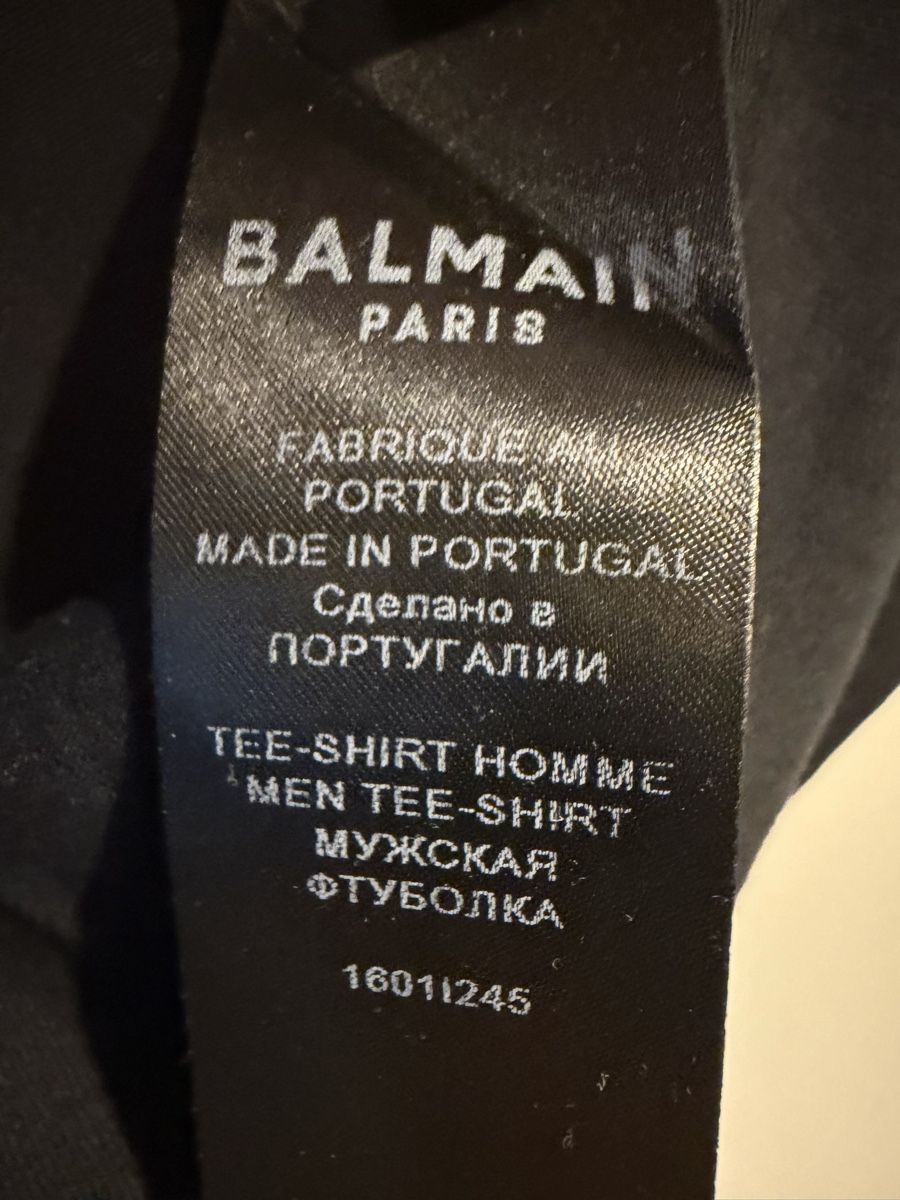 Balmain T-Shirts: Balmain T-Shirt Nero Taglia S – Gebraucht aus Lugano von can_xdd8 3