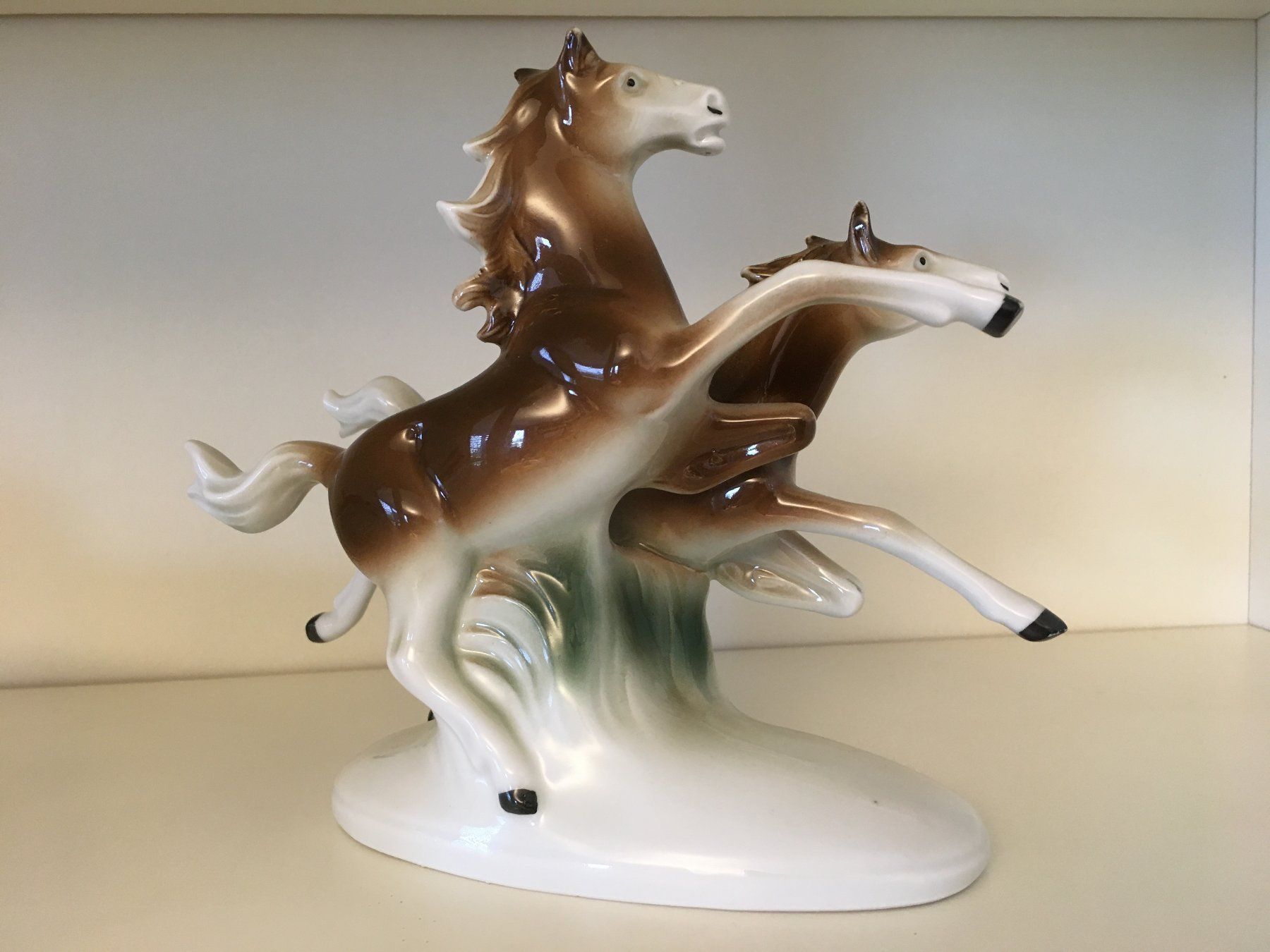 Statuette: Porzellan Pferde, Carl Scheidig, Gräfenthal – Nuovo (secondo la descrizione) da Basel venduto da ekaeufer 1