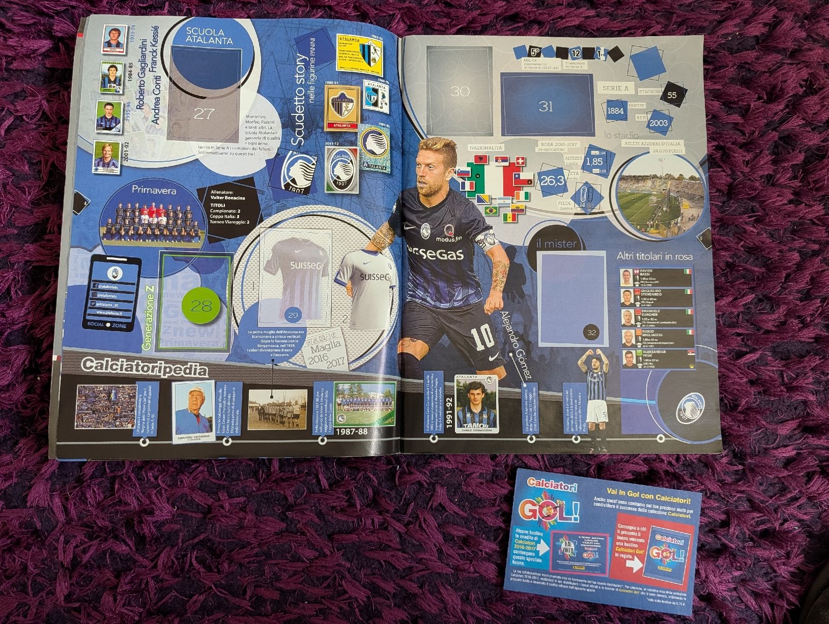 Panini Alben: Album Panini Calciatori 2016-2017 - à compléter  – Gebraucht aus Thônex von Dg5 1