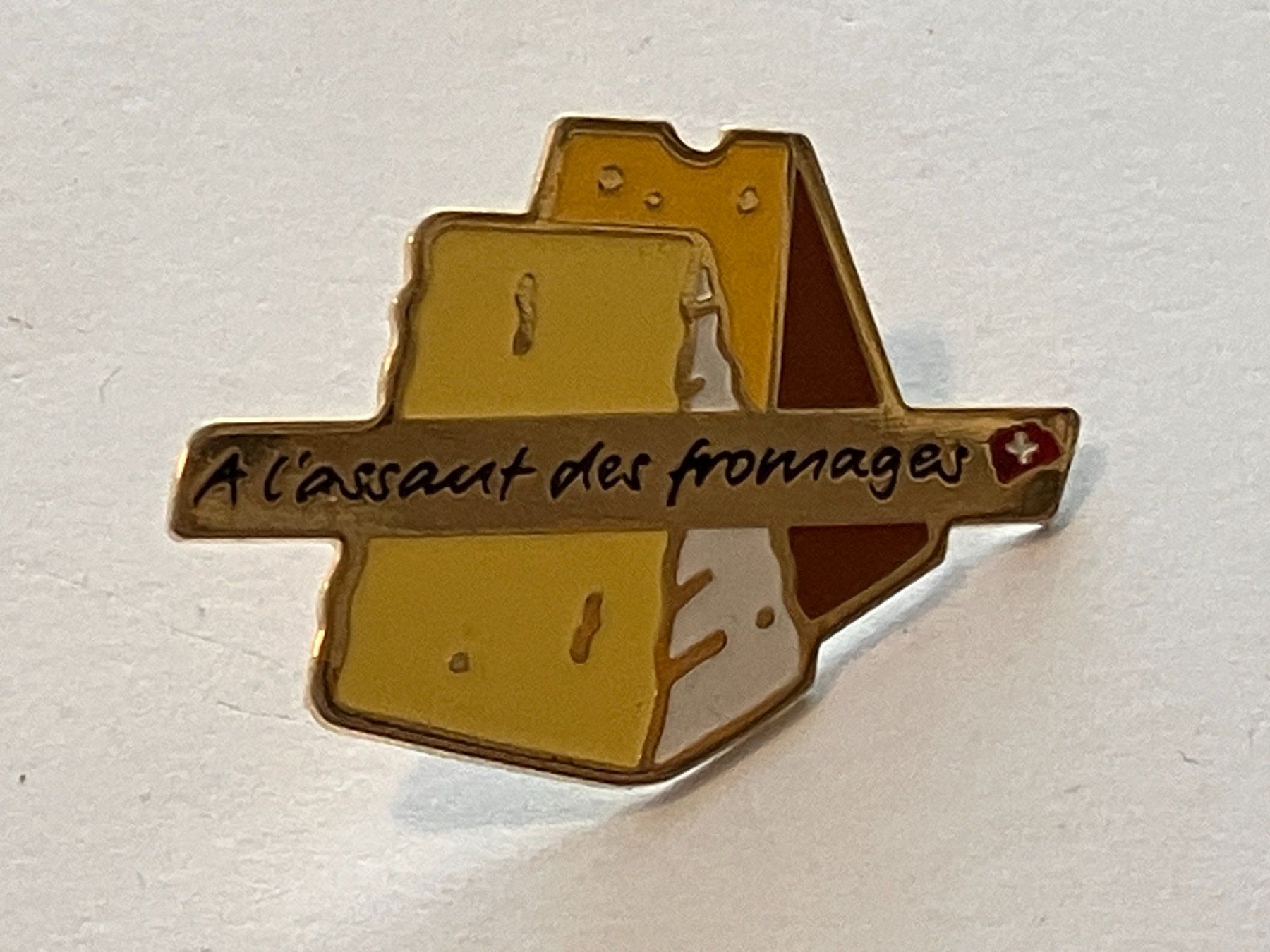 Placchette & Badge: 1 Pin A L'assant des fromages – Usato da Basel venduto da djwwpp
