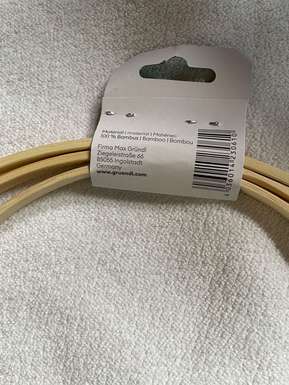 Tutte le decorazioni: Gründl Bambus-Ringe 3 Stück Makramee ring Makramee – Nuovo e nell'imballaggio originale da Buchs SG venduto da Billikatze5 2