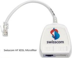 Swisscom HF XDSL Microfilter
