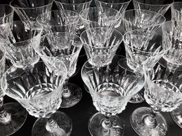 19 Baccarat Gläser des Modells Piccadilly