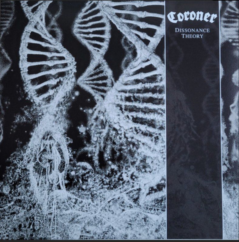 Dischi in vinile: Coroner - Dissonance Theory LP / Creamy White Black Marbled – Nuovo e nell'imballaggio originale da Zürich venduto da LustForLive