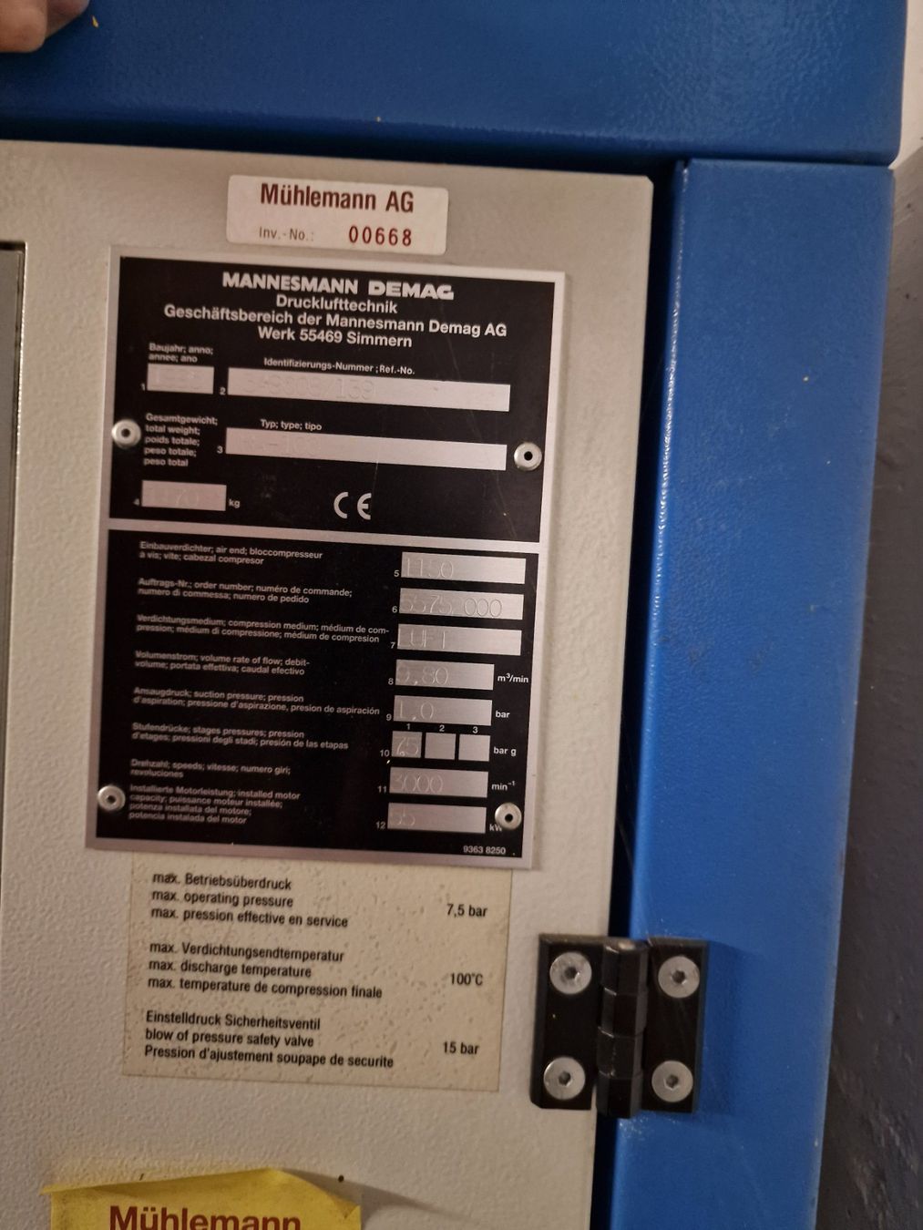 Kompressoren: Schraubenkompressor Industrie – Gebraucht aus Derendingen von Klewi 2