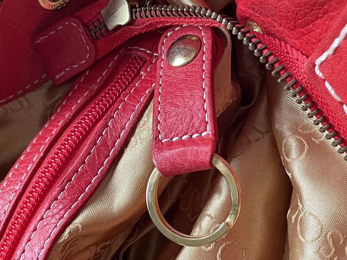 Silvio Tossi Borse da donna: Sac à main en cuir rouge SILVIO TOSSI – Usato da Vuadens venduto da Nina11 7