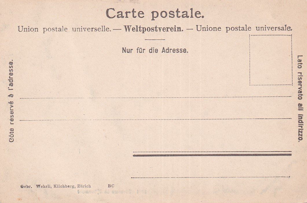 Cartoline postali: Küsnacht  ZH    -  Strasse      ca. 1900 – Usato da Brig venduto da Valcards54 1