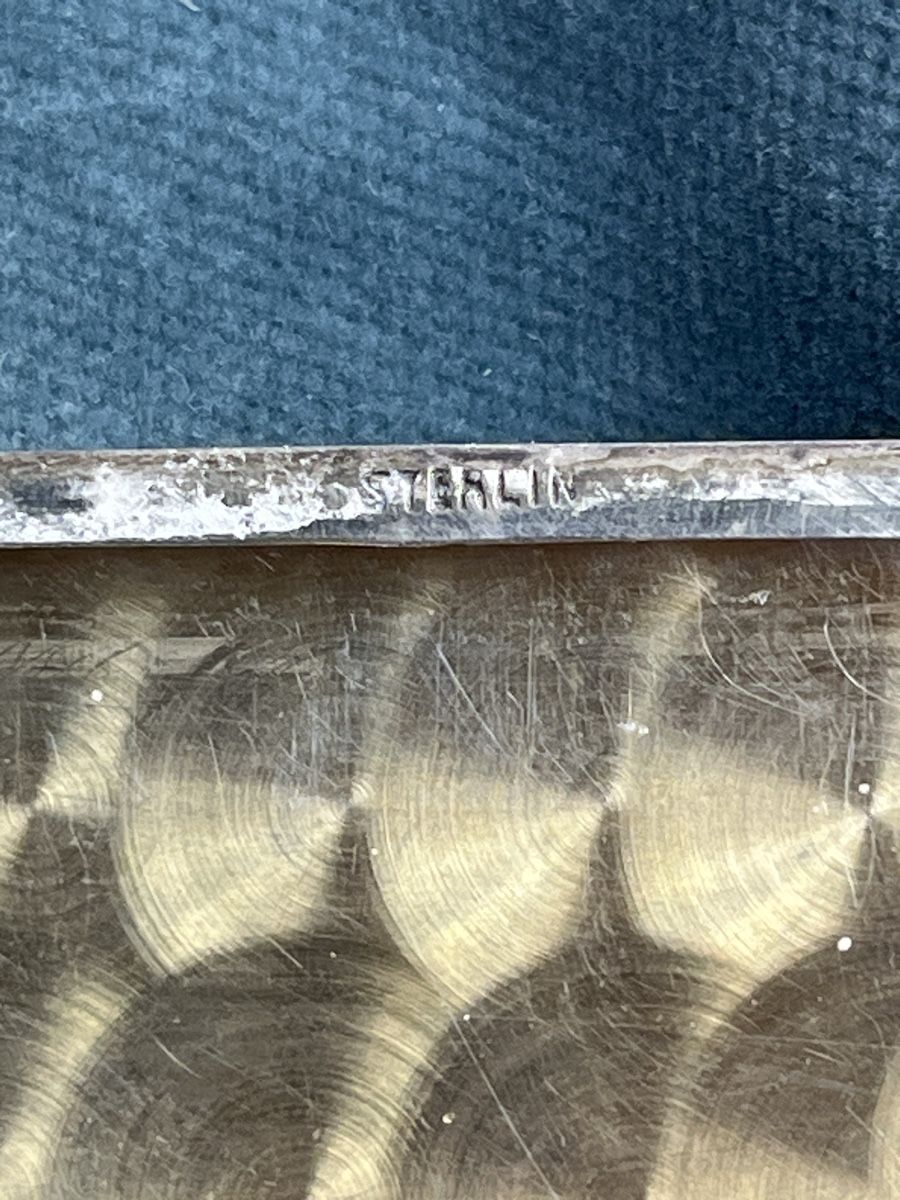 Sonstige Tabakwaren: Sterling Silber Zigarettenetui, Vintage, Monogramm AM – Gebraucht aus Brienz BE von hey_z9vg 3