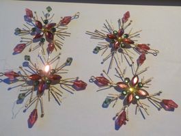 antike Sterne für Weihnachtsbaum 4 Stück (1)