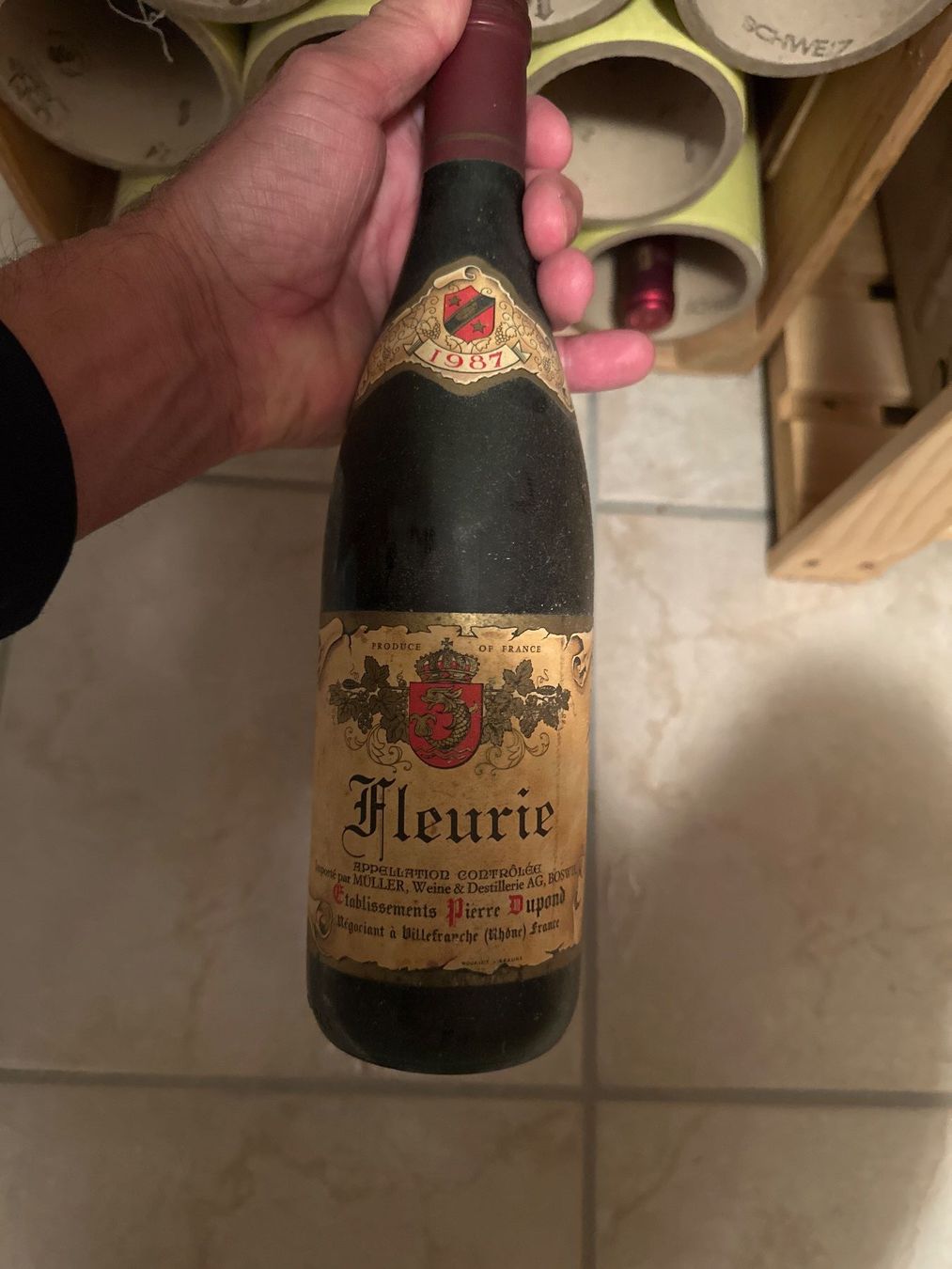 Vino: Rotwein Fleurie 1987 – Usato da Steinhausen venduto da Murano8