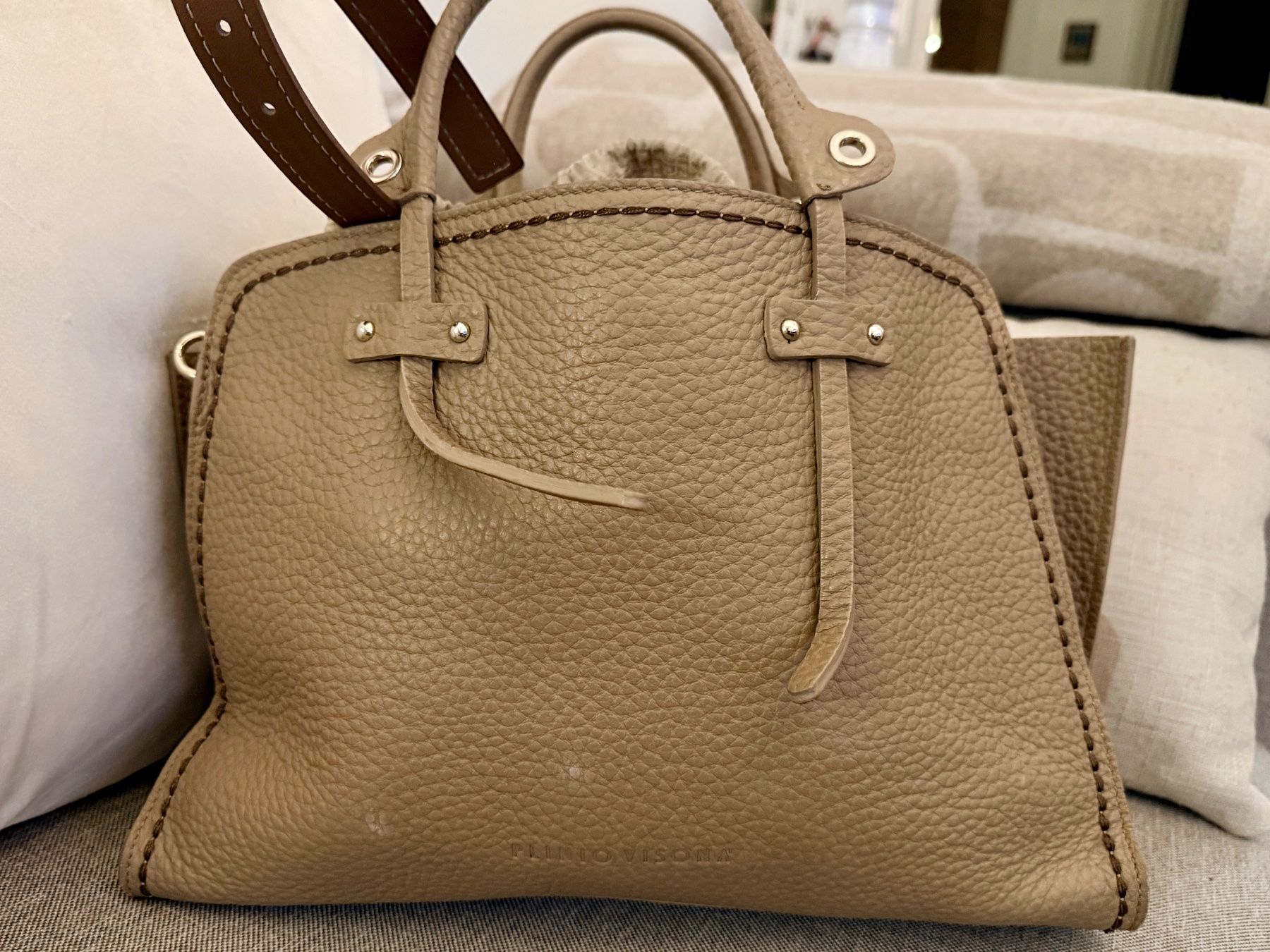 Taschen für Damen: PLINIO VISONA Ledertasche – Gebraucht aus Genève von mar_g5r2 6