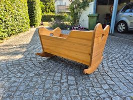 Babywiege Massivholz