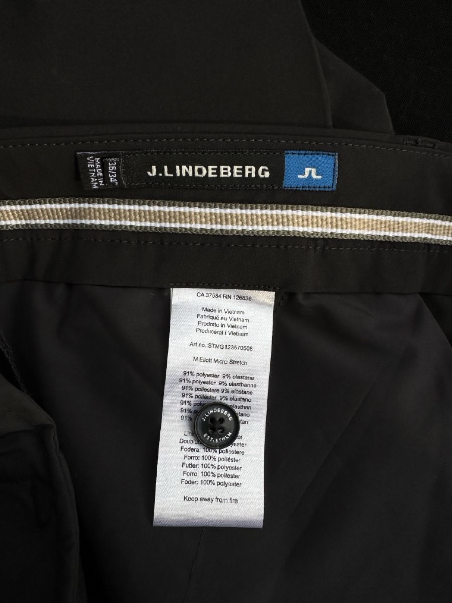 Lindeberg Pantaloni: J.LINDEBERG Golfhose Grösse 36/34 schwarz – Nuovo (secondo la descrizione) da Cham venduto da Steinbock89 1