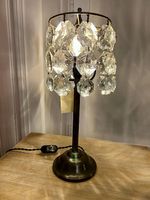 Tischlampe  mit Swarovski-Kristallen aus den 60er Jahren