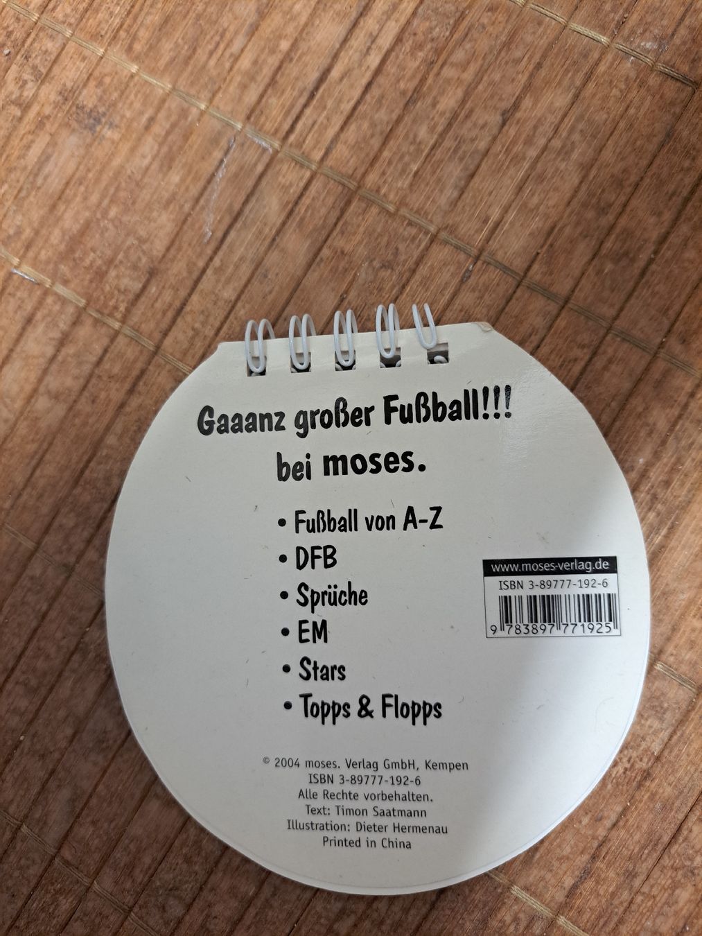 Libri: EM 2004 Fussball Wissen – Usato da Basel venduto da kru_m5x5 1