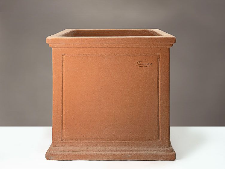 Vasi per fiori: Eckiger Blumentopf, Tontopf – Nuovo (secondo la descrizione) da Niederrohrdorf venduto da makrea. 3