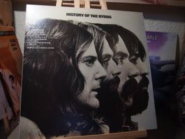 The Byrds History of The Byrds 2LP1973 GB *GEWASCHEN* VG++NM