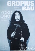 Plakat Yoko Ono Ausstellung Berlin 2025