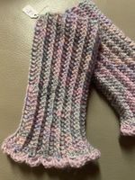 HANDGESTRICKTE PULSWÄRMER / HANDSTULPEN AUS WOLLE