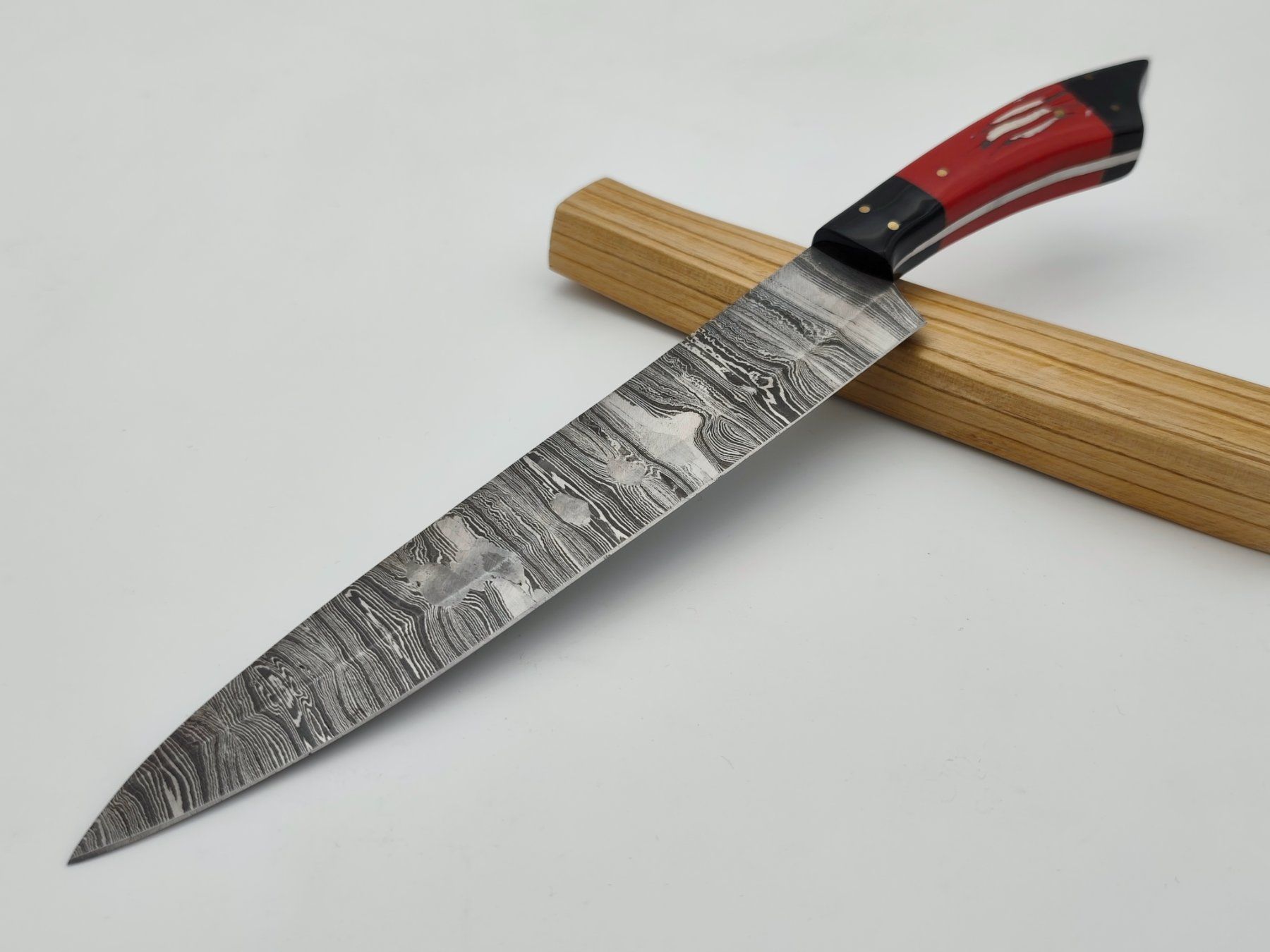 Coltelli da cucina: GEPRÜFT B Damast Messer Chefmesser Knife Damastmesser – Nuovo e nell'imballaggio originale da Arlesheim venduto da Premius_1 1