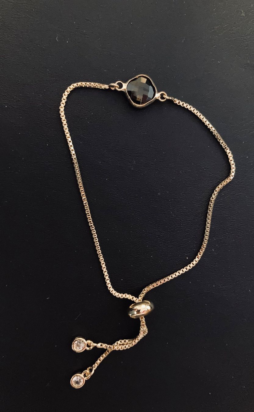 Bracciali & Braccialetti: Bracelet doré avec cabochon en verre beige – Usato da Genève venduto da ct_fqr8