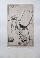 HANS SCHÄRER RADIERUNG SIGNIERT/NUMMERIERT/DATIERT