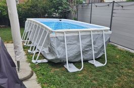 Intex Prism Frame 400 x 200 x 100 Aufstellpool mit Zubehör