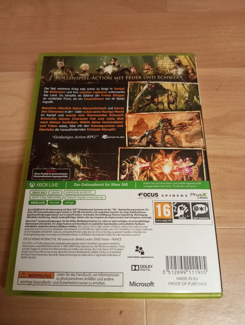 Microsoft Giochi: Bound by Flame – Usato da Cottens FR venduto da magnius01 2