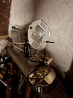 Goldene Vintage Schreibtischlampe - Top Zustand!