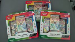 3x OVP Pokemon First Partner Series 1
