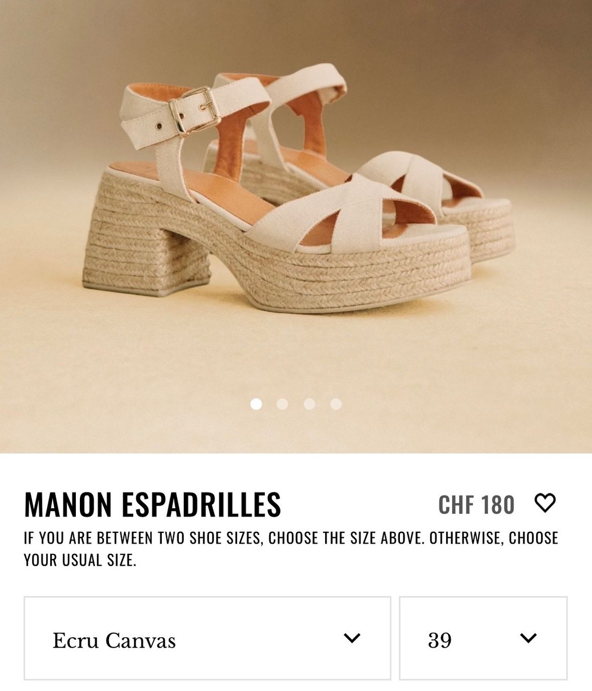 Sezane Scarpe da donna: Manon Espandrilles von Sézane – Nuovo (secondo la descrizione) da Einsiedeln venduto da bet_6nlq