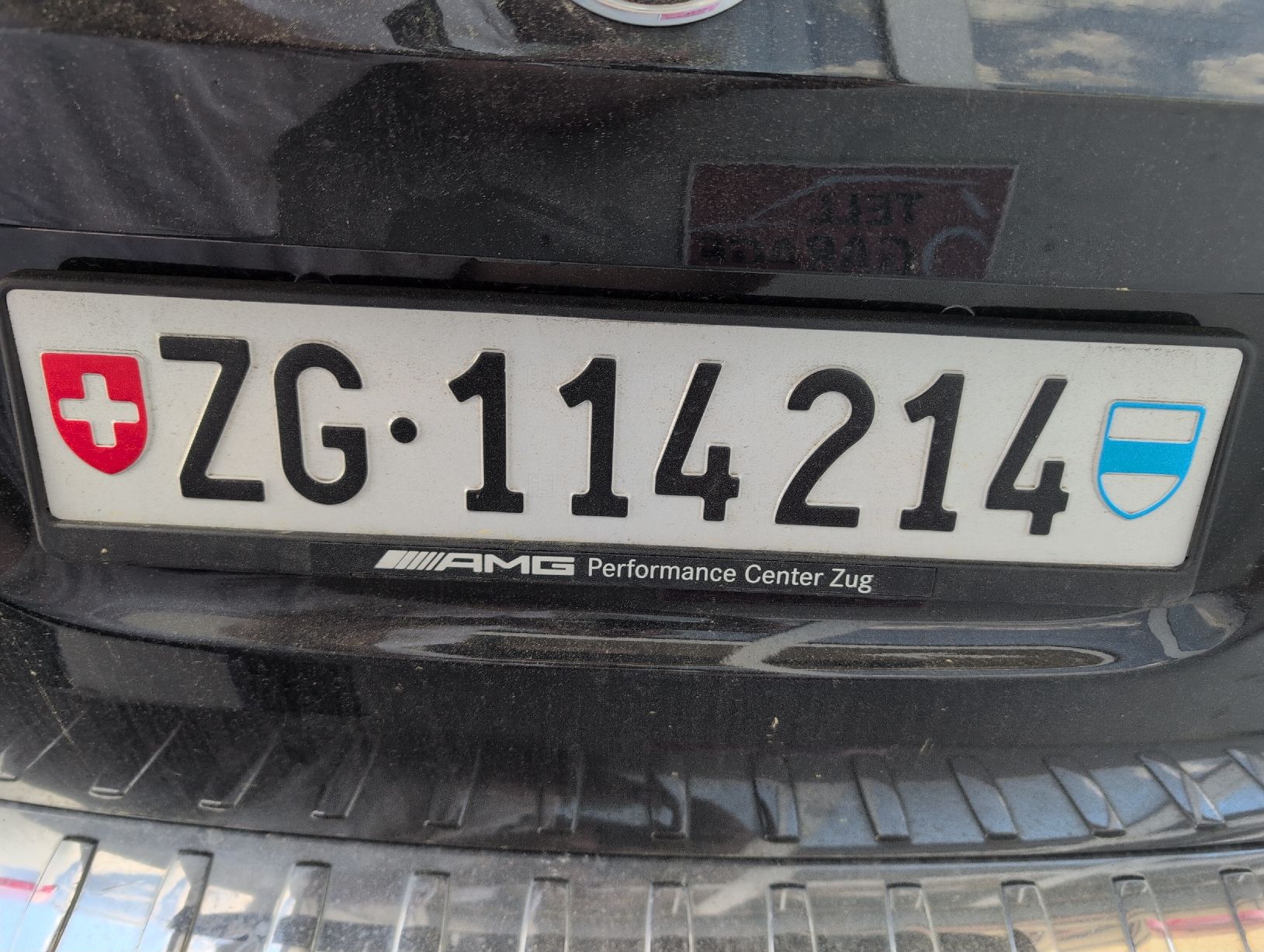 Schilder: Kontrollschild Nummernschild ZG 114214 – Gebraucht aus Hünenberg von SHglobal 1