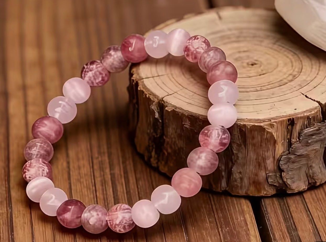 Armbänder & -reifen: Handgefertigtes Rosenquarzarmband – Neu (gemäss Beschreibung) aus Zürich von pat_ql5b
