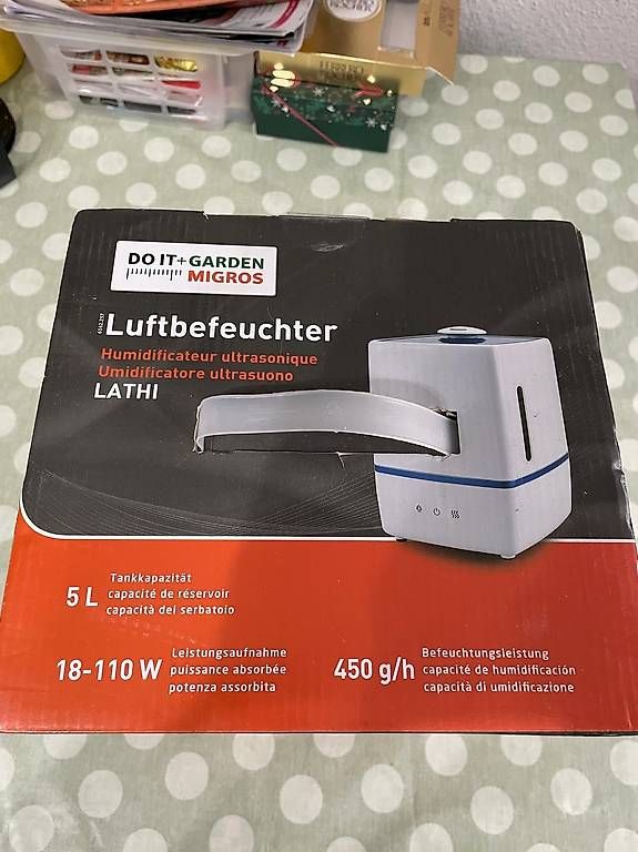 Umidificatori d'aria: Luftbefeuchter Lathi 5L 18-110W 450g/h – Usato da ZUFIKON venduto da SULMI01 2