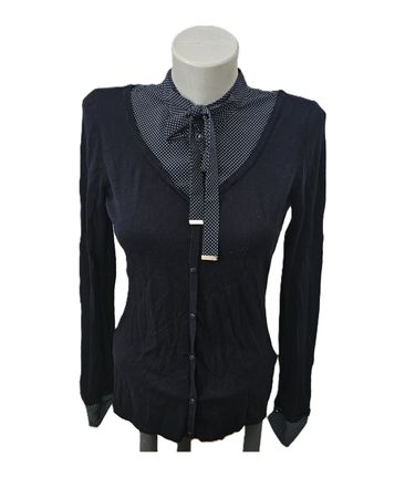 Neuw. Business Bluse Blusenshirt Gr. 36 /  38 (40) 2in1 Look