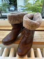 UGG Stiefel Leder braun Groesse 41 guter Zustand