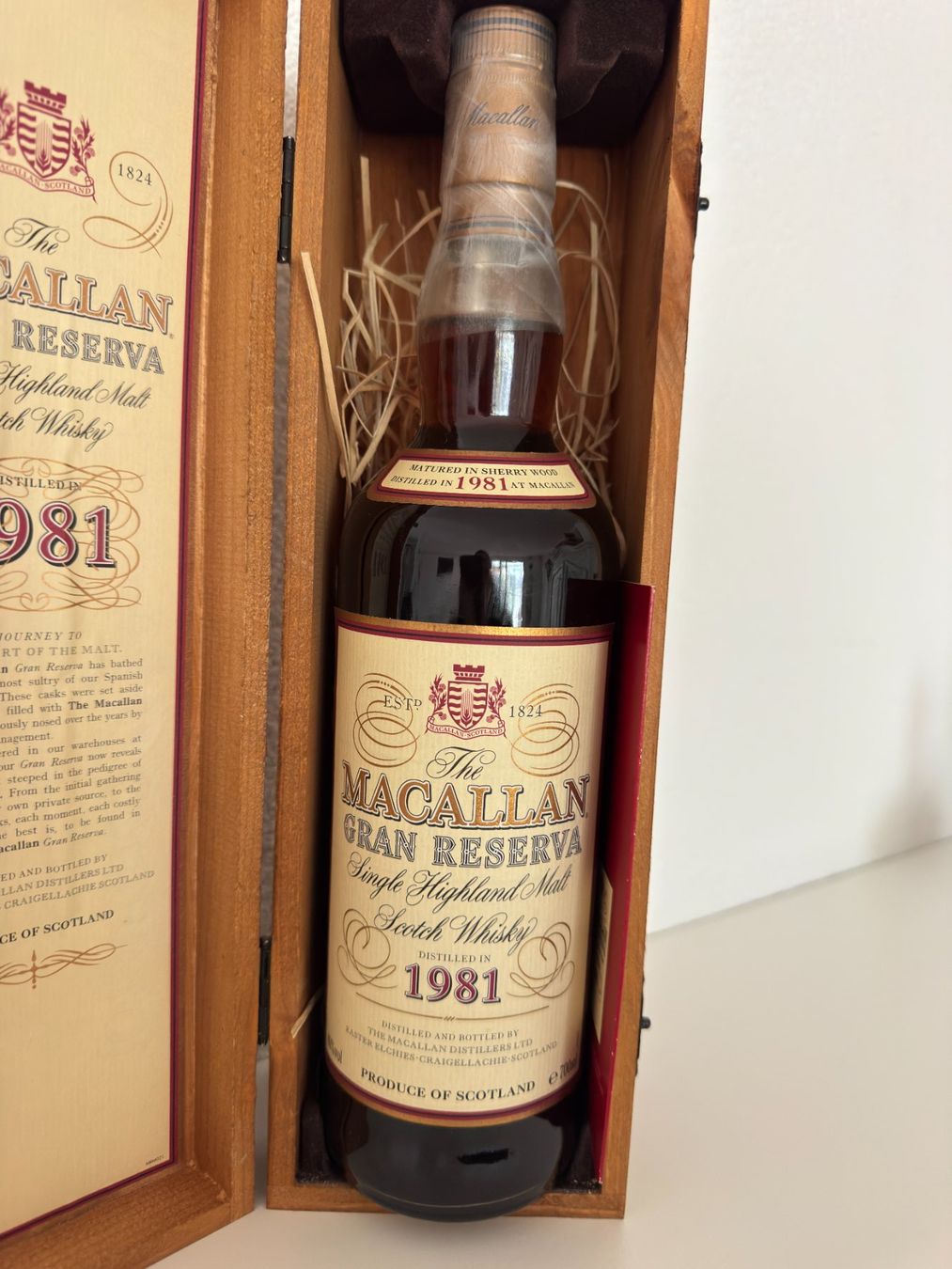 Macallan Bevande alcoliche: THE MACALLAN GRAN RESERVA 1981 – Usato da Heimberg venduto da familiaschoeni 2