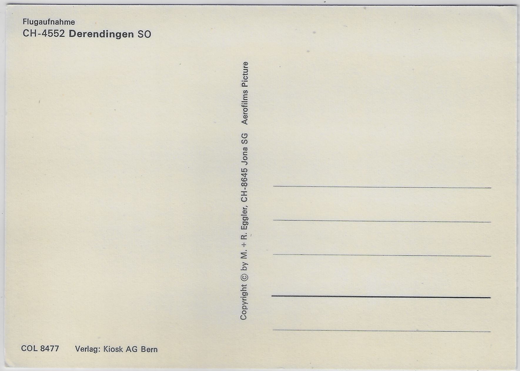 Cartoline postali: Flugaufnahme Derendingen SO – Antico da Ettingen venduto da Kartenplanet 1